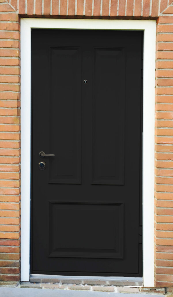 Buiten deur Zwart patroon